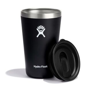 NEW Hydro Flask 16 oz All Around™ Tumbler Press-In Lid BLACK 🖤NEW IN BOX🖤